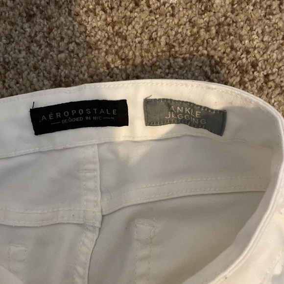 White Aeropostale Ankle Jegging - Picture 3 of 4
